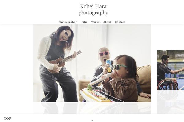 Grandphotography theme site design template sample