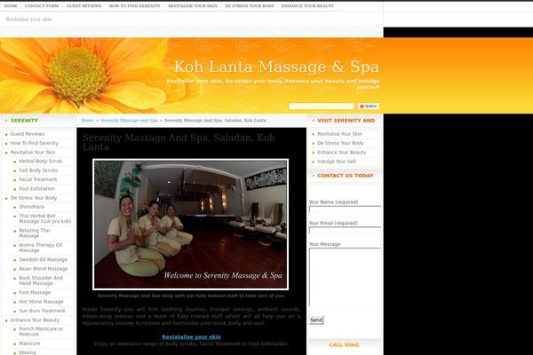 kohlantamassage.com site used Orange Flower