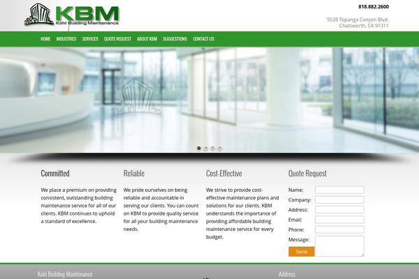 Enterprise Pro theme site design template sample