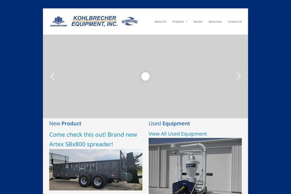 Total theme site design template sample
