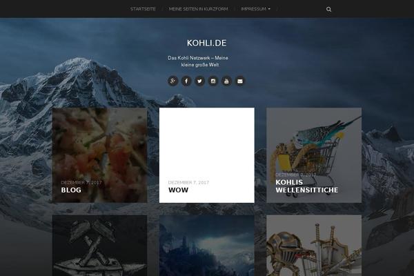 Oblique theme site design template sample
