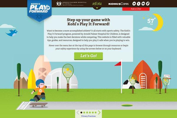kohlsplayitforward.org site used Quindo
