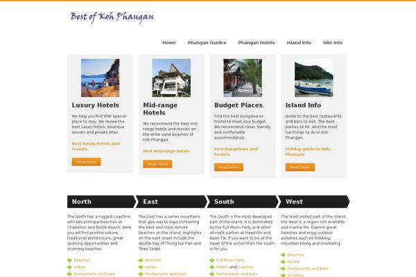Inceptio theme site design template sample