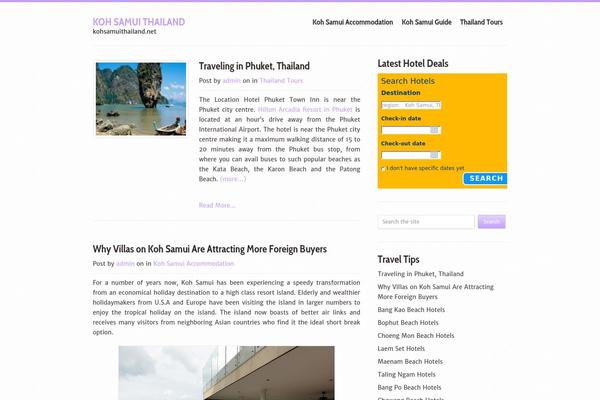 Pureview theme site design template sample