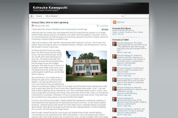 Site using Content Cards plugin