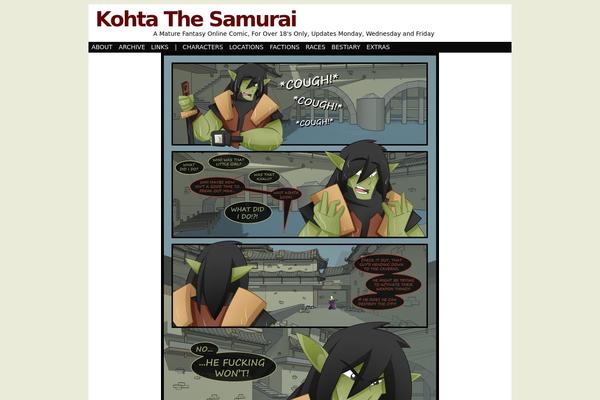 ComicPress theme site design template sample