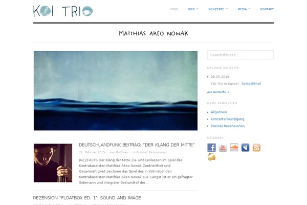 Koi theme site design template sample