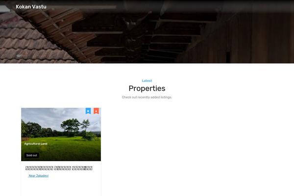 kokanvastu.com site used Realhomes Theme
