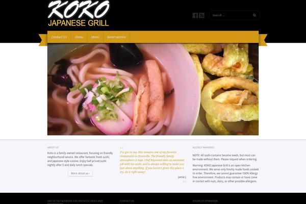 Gusteau theme site design template sample
