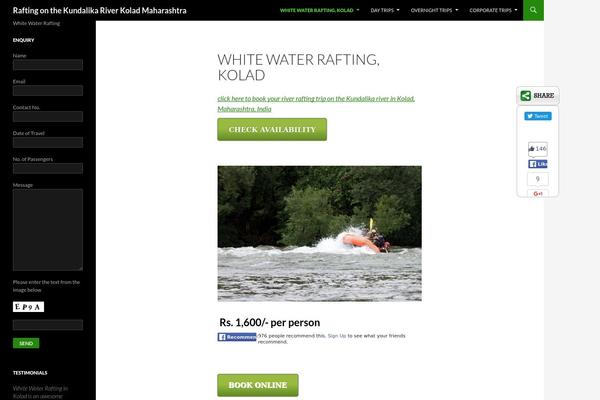 Twenty Fourteen theme site design template sample