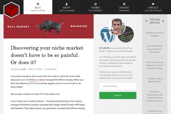 Marketers Delight theme site design template sample
