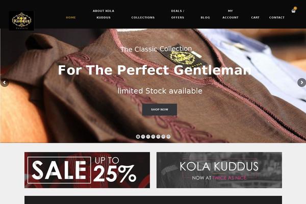 Flatize theme site design template sample