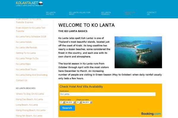 Site using Booking.com Official Search Box plugin