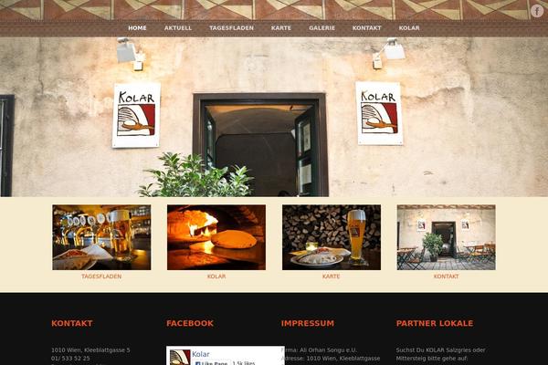 Sunrise theme site design template sample