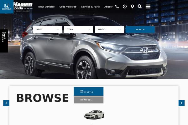 Dealer Inspire theme site design template sample