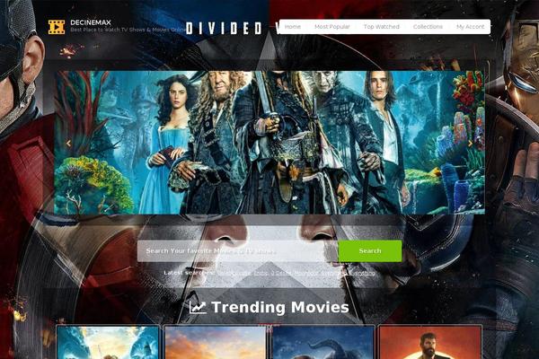 Simple theme site design template sample