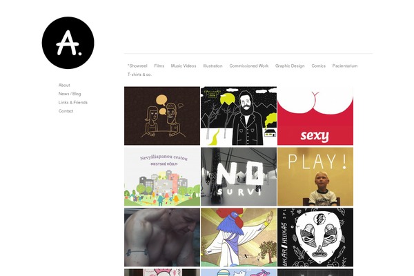 Infinity theme site design template sample