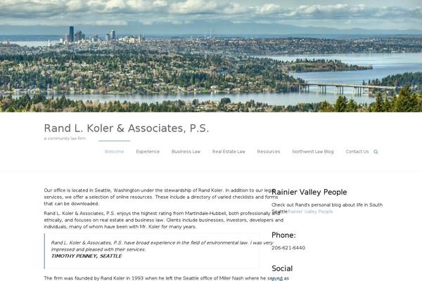 Ample theme site design template sample