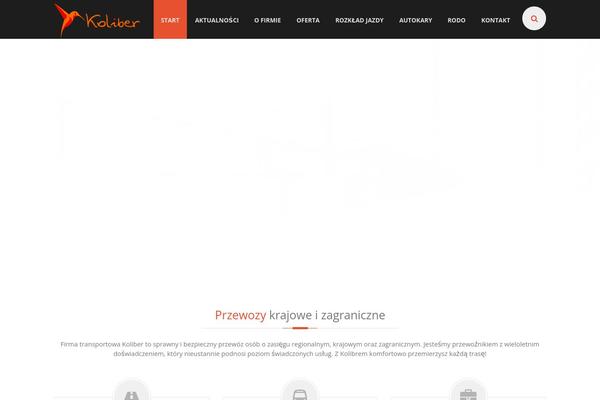 Exception theme site design template sample