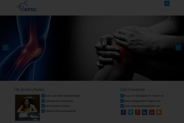 Clinico theme site design template sample