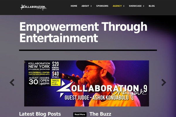 BUCKET theme site design template sample
