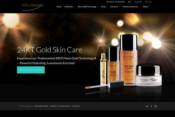 Salient2 theme site design template sample