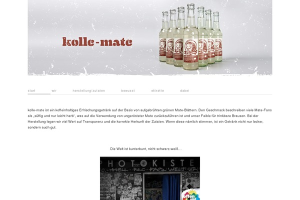 Mono theme site design template sample