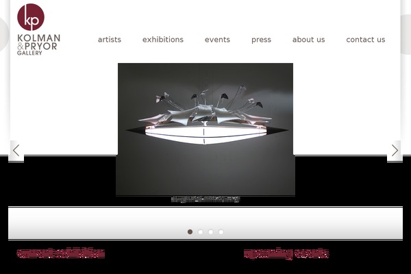 kolmanpryorgallery.com site used Bones