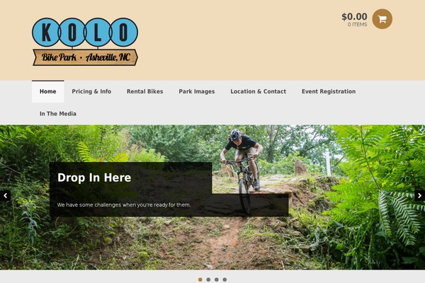kolobikepark.com site used Peddlar