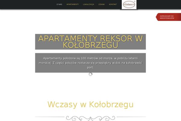 Site using Sliding Widgets plugin