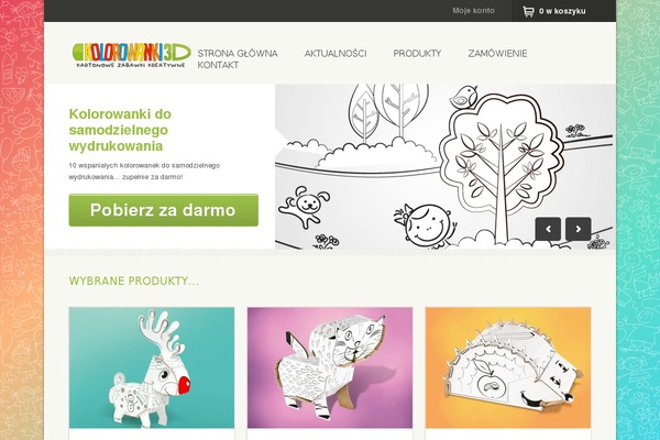 Kinetico theme site design template sample
