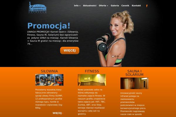 Fusion theme site design template sample