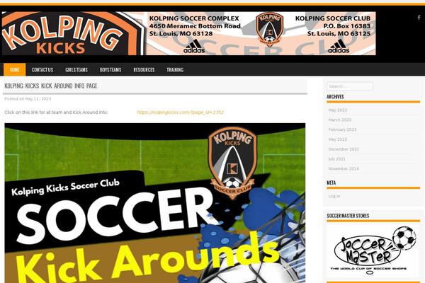 SPORTY theme site design template sample