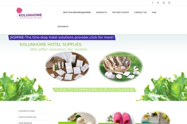 Flatco theme site design template sample