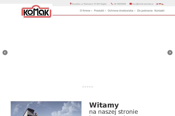 komak-scierniwo.pl site used Komak