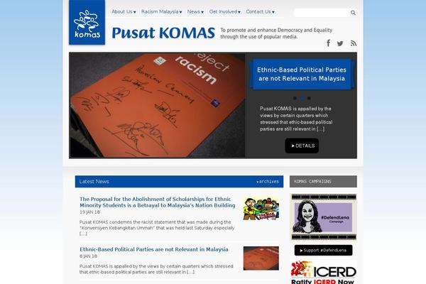 Site using WP Socializer plugin
