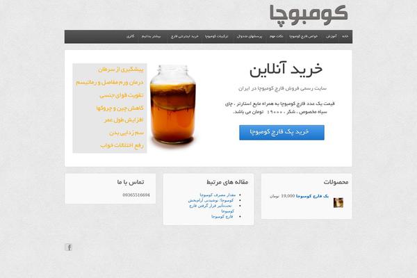 kombucha.ir site used Wp98-responsive