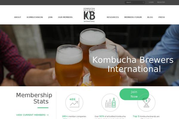 kombuchabrewers.org site used Kombucha-brewers