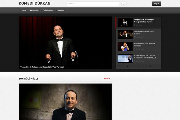 deTube theme site design template sample