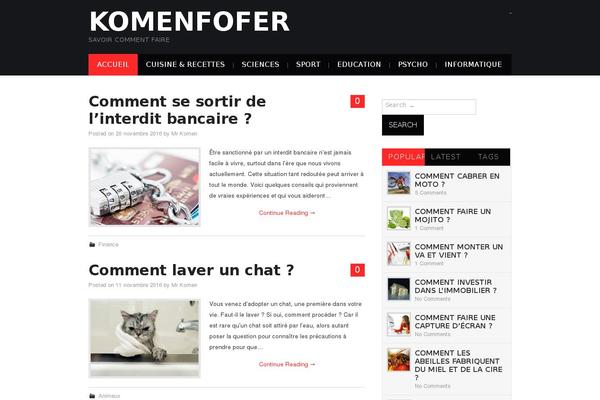 Hiero theme site design template sample