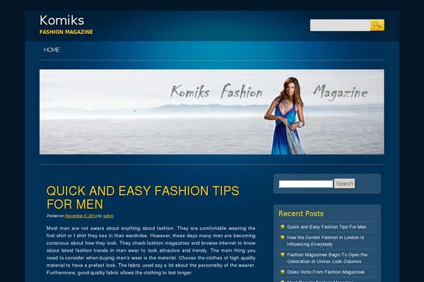 Online Marketer theme site design template sample