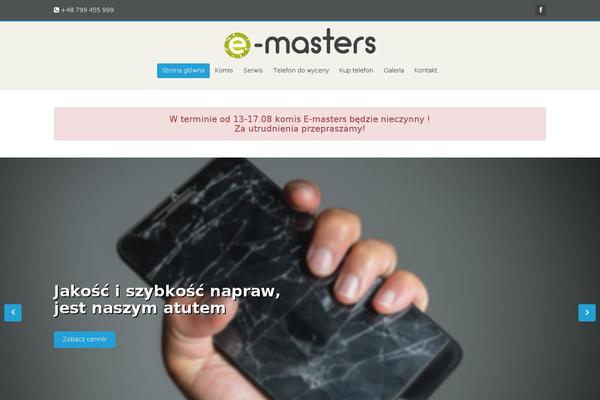 Hero theme site design template sample