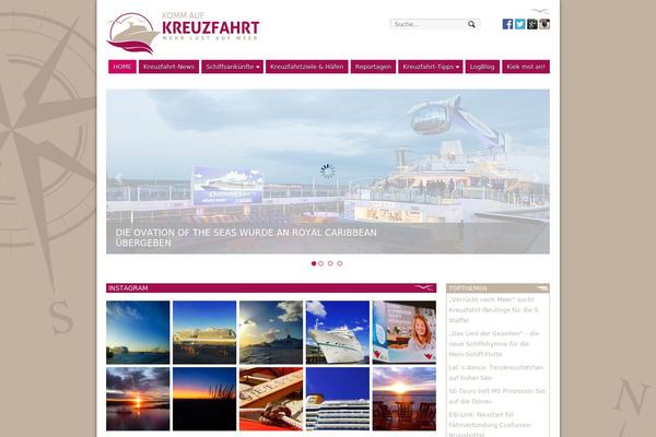 Currents theme site design template sample