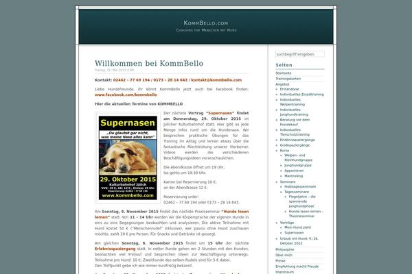 Concrete theme site design template sample