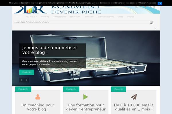 Site using WP Notification Bars plugin