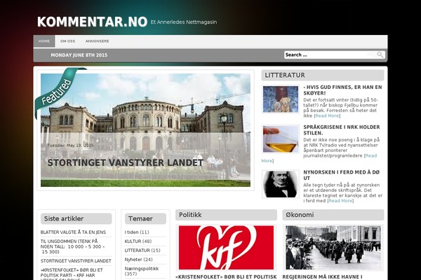 Antisnews theme site design template sample