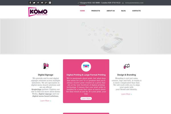 Quentin theme site design template sample