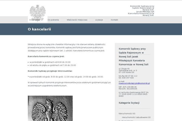 Lawyeria Lite theme site design template sample