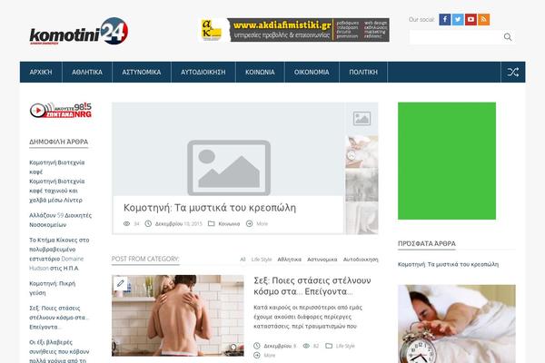 Site using Meks ThemeForest Smart Widget plugin