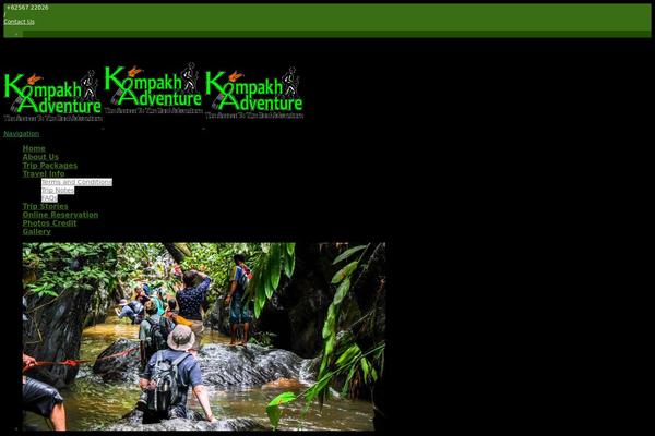 Envision Child theme site design template sample